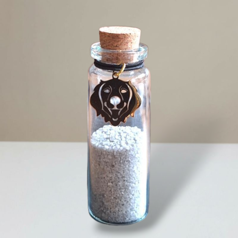 Gedenkflasche - Hund - 6 cm 