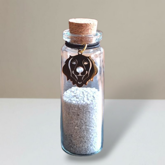 Gedenkflasche - Hund - 6 cm 